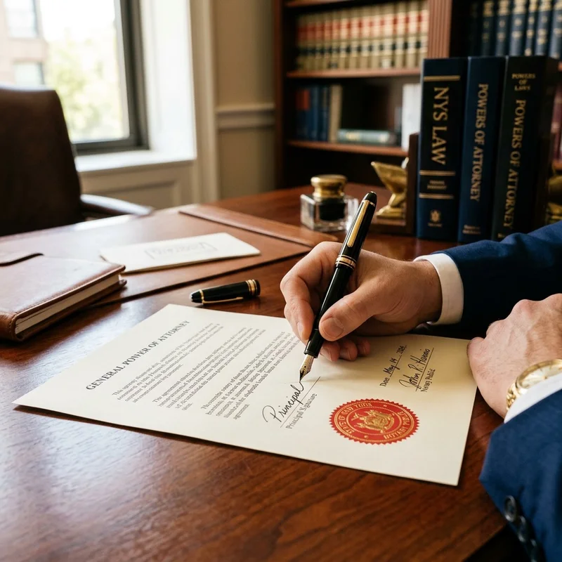 Pluma estilográfica firmando un contrato formal